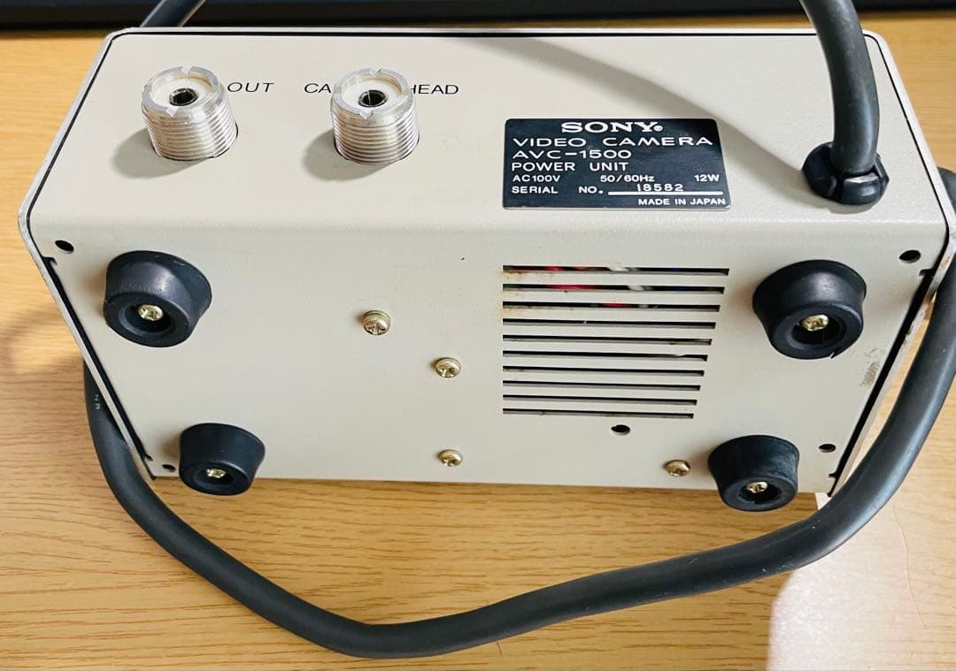 レア【51年前のポータブルカメラ】SONY AVC-1500本体+電源 ジャンク