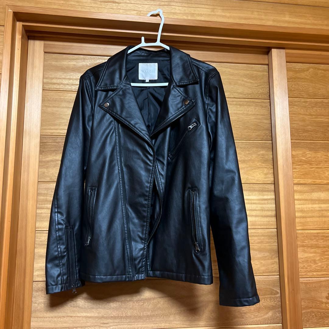VOGUISH 黒 レザージャケット Lサイズ - メルカリ