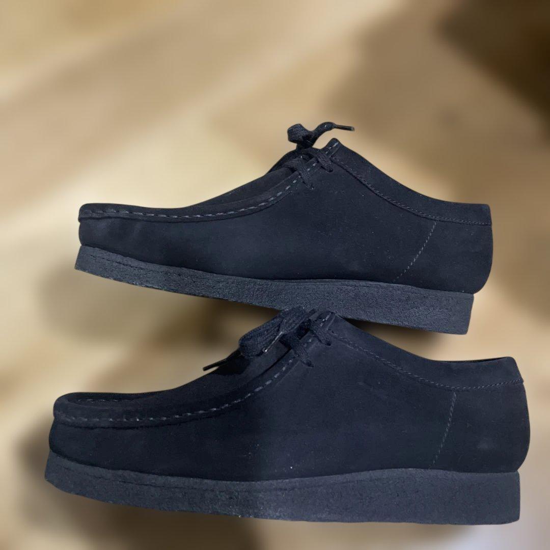 クラークスCLARKS ワラビー　オールブラック　27㎝