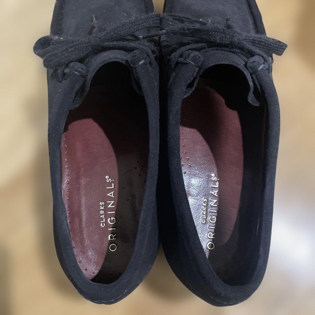 クラークスCLARKS ワラビー　オールブラック　27㎝
