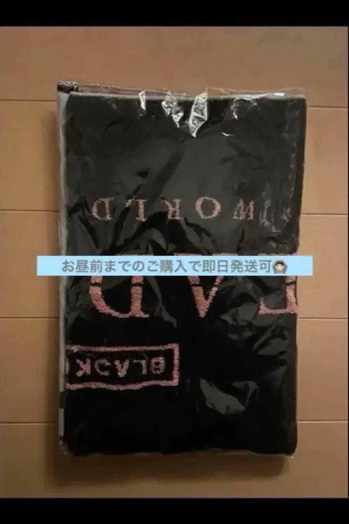 BLACKPINK DEADLINE フェイスタオル ブラック - メルカリ