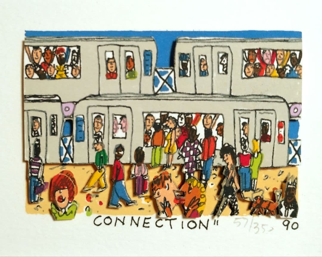 ジェームズ・リジィ 3Dアート 立体版画 シルクスクリーン 限定品 希少