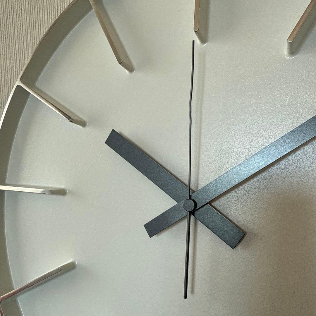 レムノス　掛け時計　エッジクロック　ホワイト　モダン　インテリア　lemnos