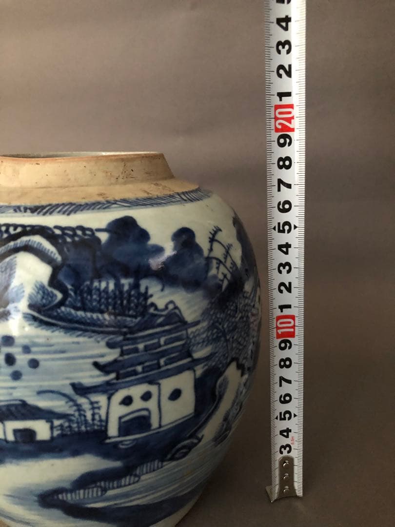 中国骨董 陶器 青花紋 壺 清朝 1985年香港スタンレーにて購入 - メルカリ