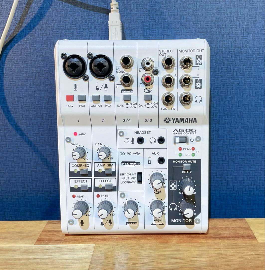 YAMAHA AG06 ウェブキャスティングミキサー