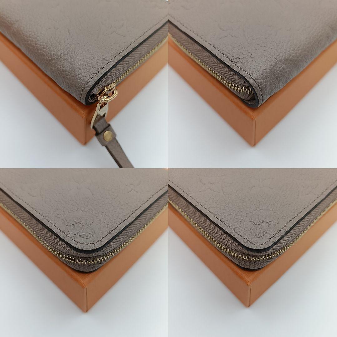 ルイヴィトン モノグラム　アンプラント　ジッピーパース　ベージュ　箱・袋付