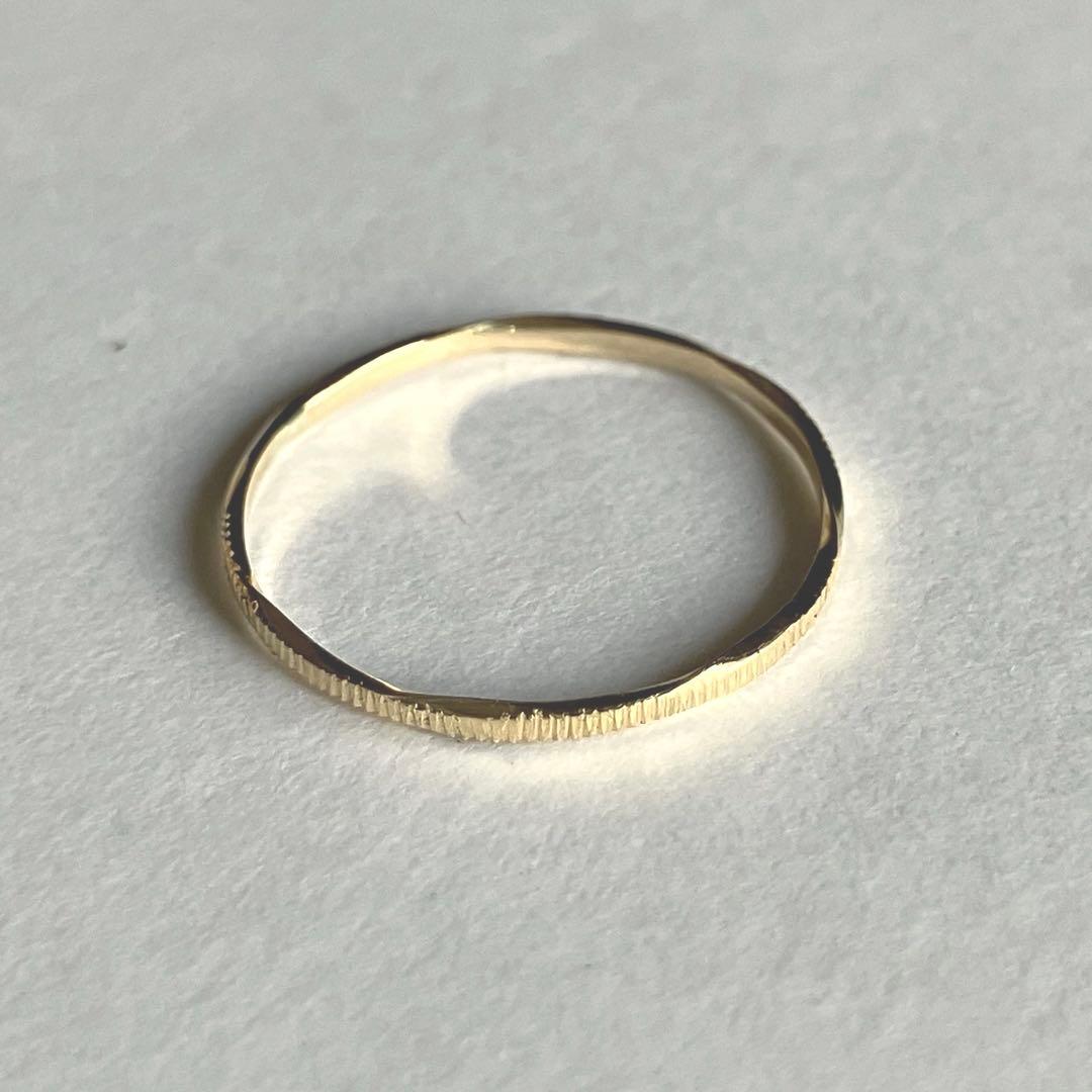 K18 18金　16号　リング　50