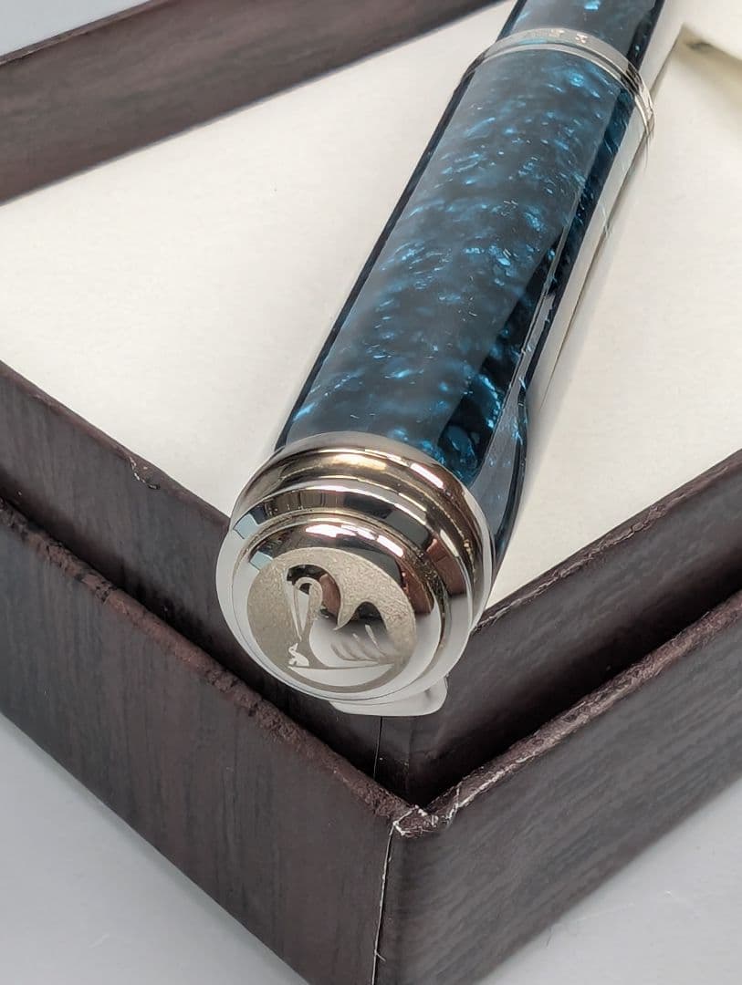 ペリカン スーベレーン M805 オーシャンスワール　ニブEF　Pelikan