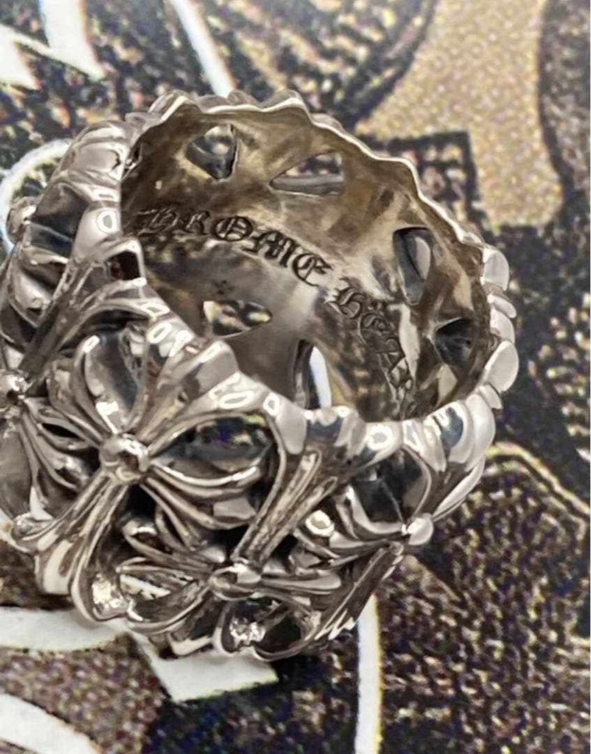 クロムハーツ　セメタリークロス　リング　指輪　21号　シルバー925