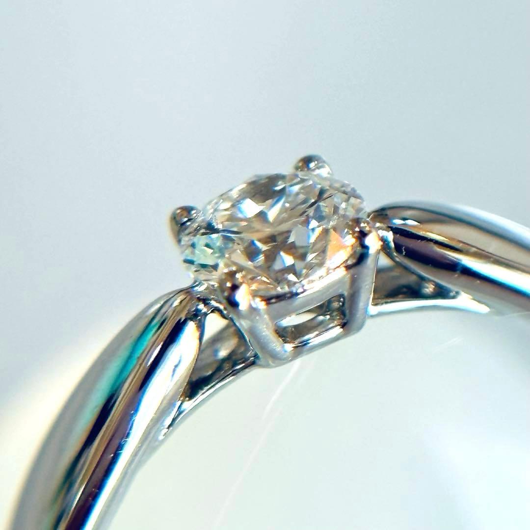 新品同様　ティファニー　Pt950 ハーモニー　ダイヤ　リング　0.26ct