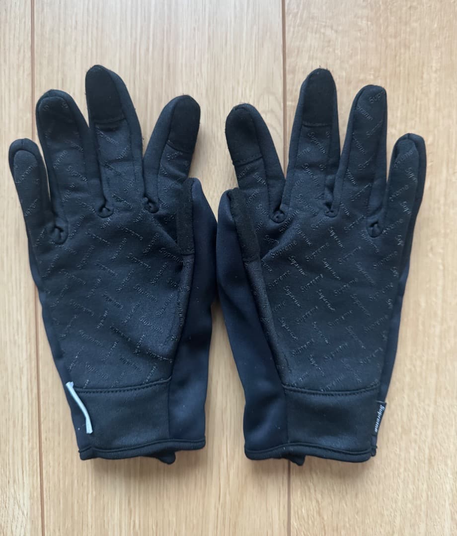 小物 Supreme WINDSTOPPER Zip Gloves \"Black\" M