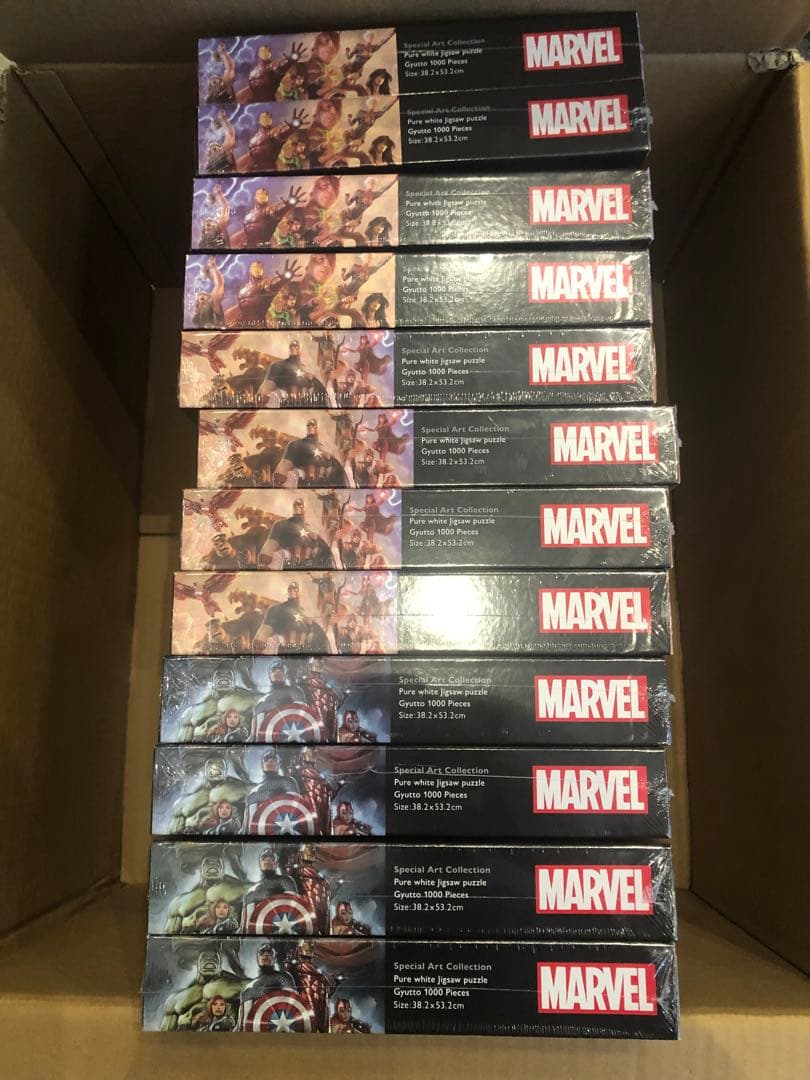 マーベル アベンジャーズ 12個セット ジグソーパズル 1000ピース