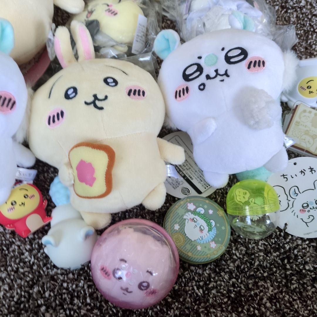 ちいかわぬいぐるみ、うさぎ、モモンガまとめ売り