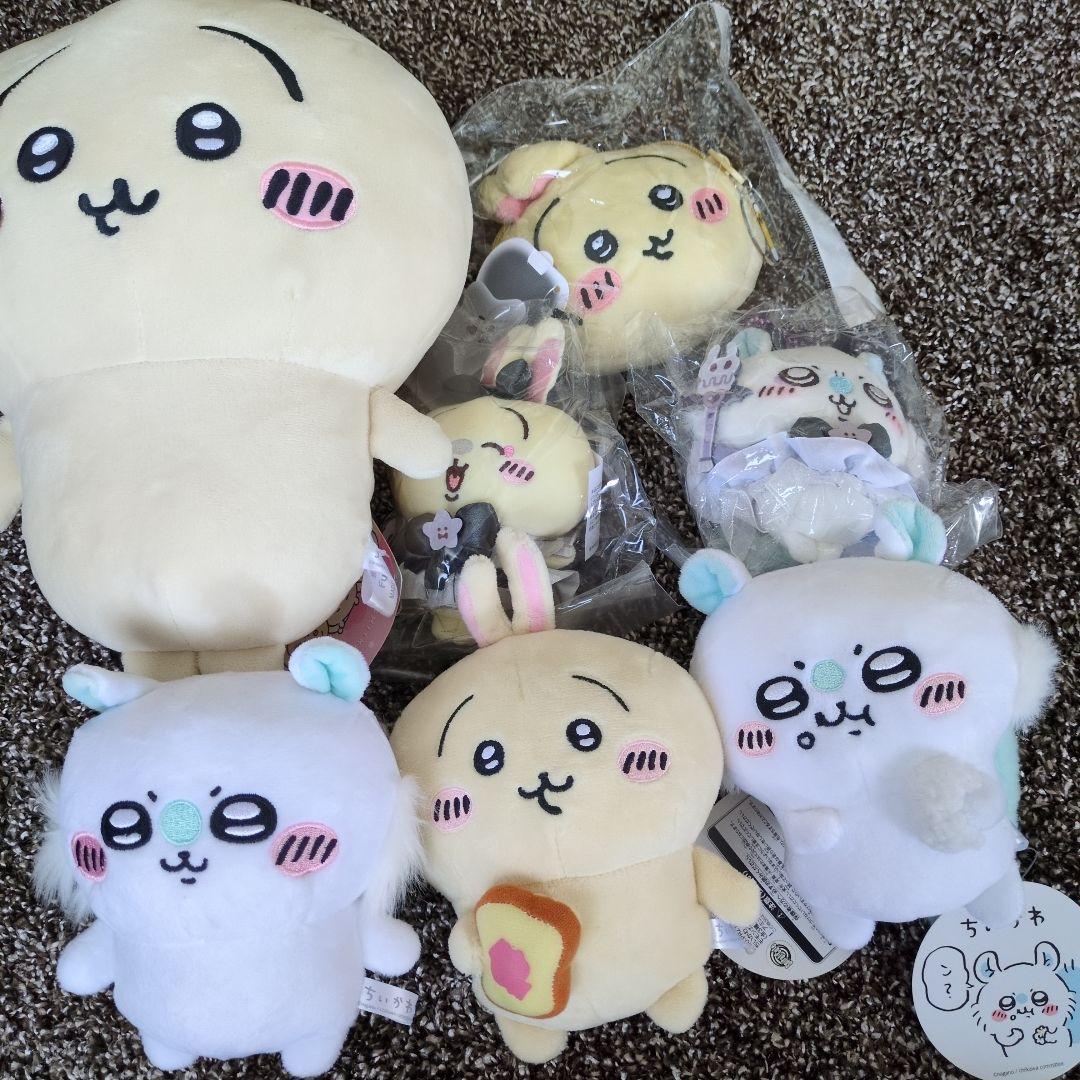 ちいかわぬいぐるみ、うさぎ、モモンガまとめ売り