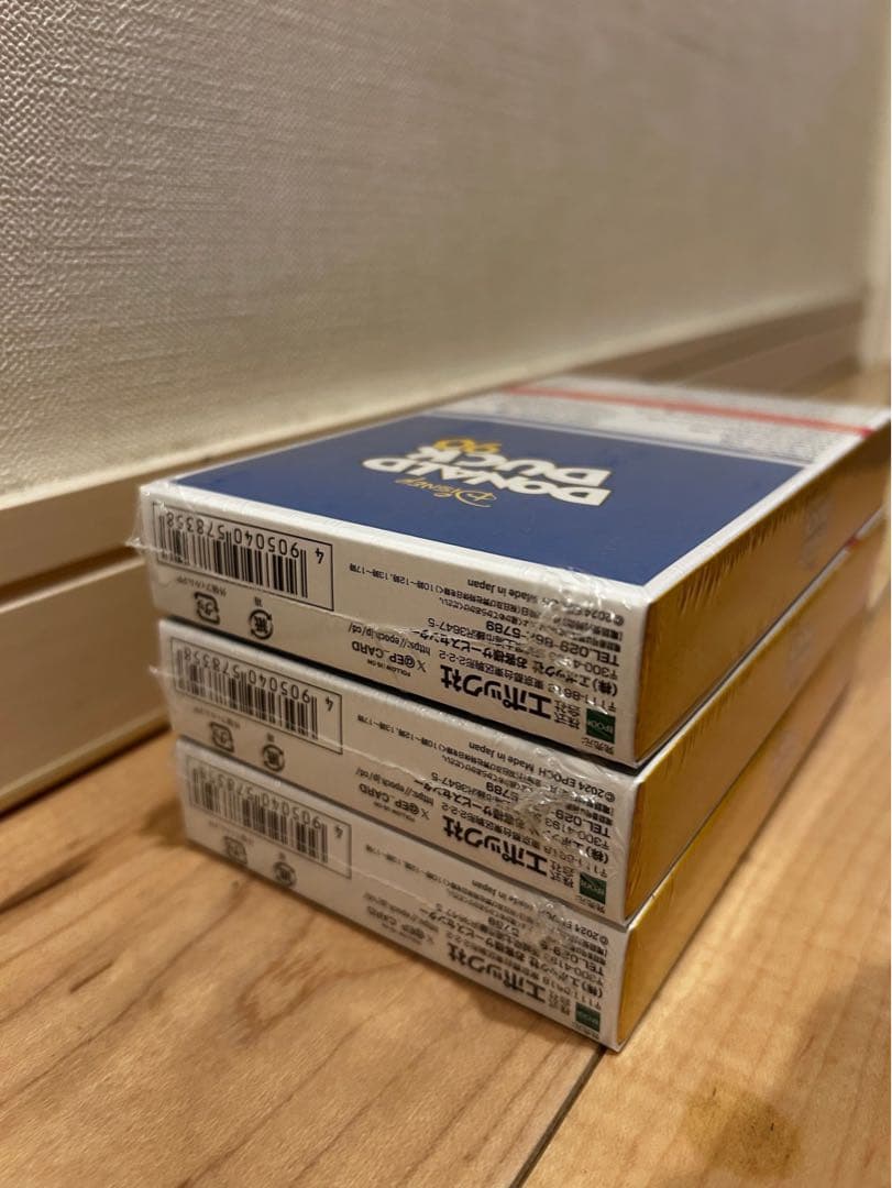 EPOCH 2024 ドナルドダック 90TH プレミアムコレクション3BOX