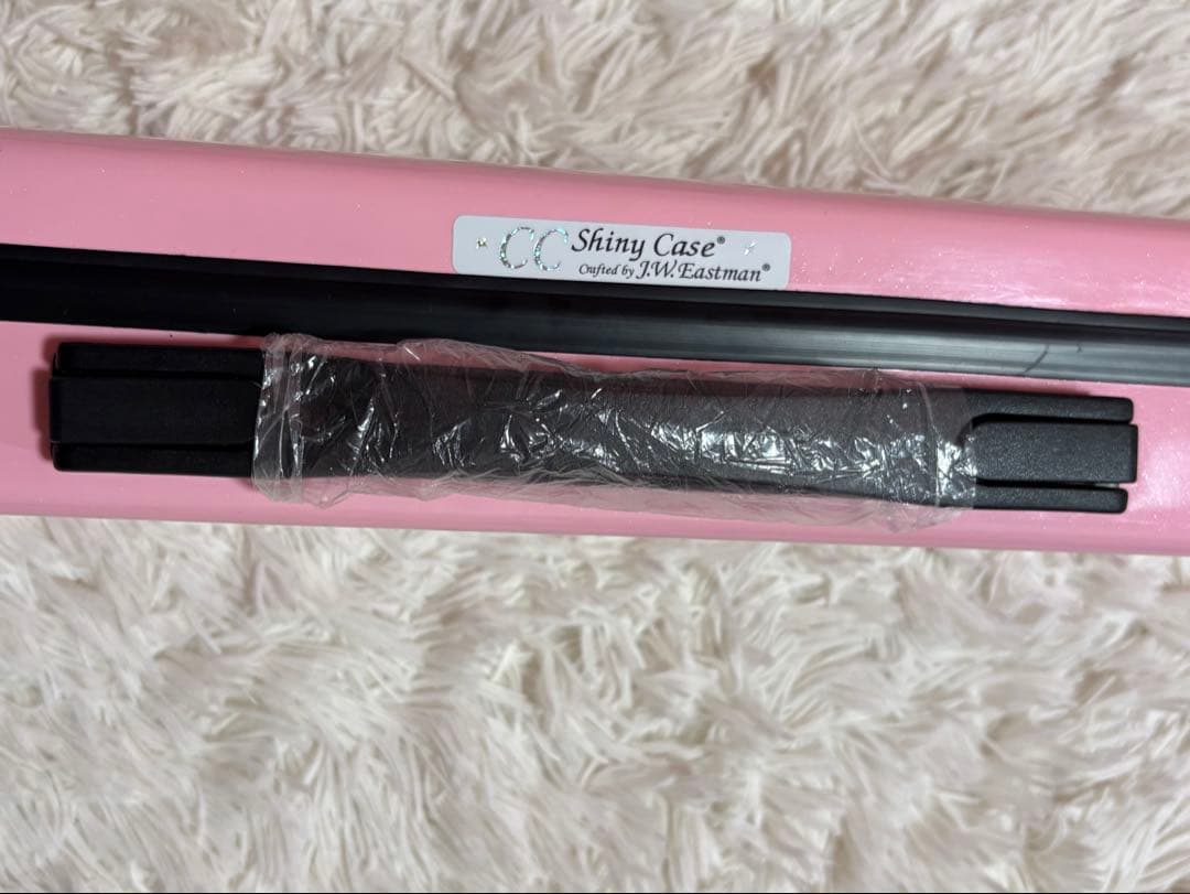 【新品・未使用】c.c.シャイニーケース フルートケース ピンク