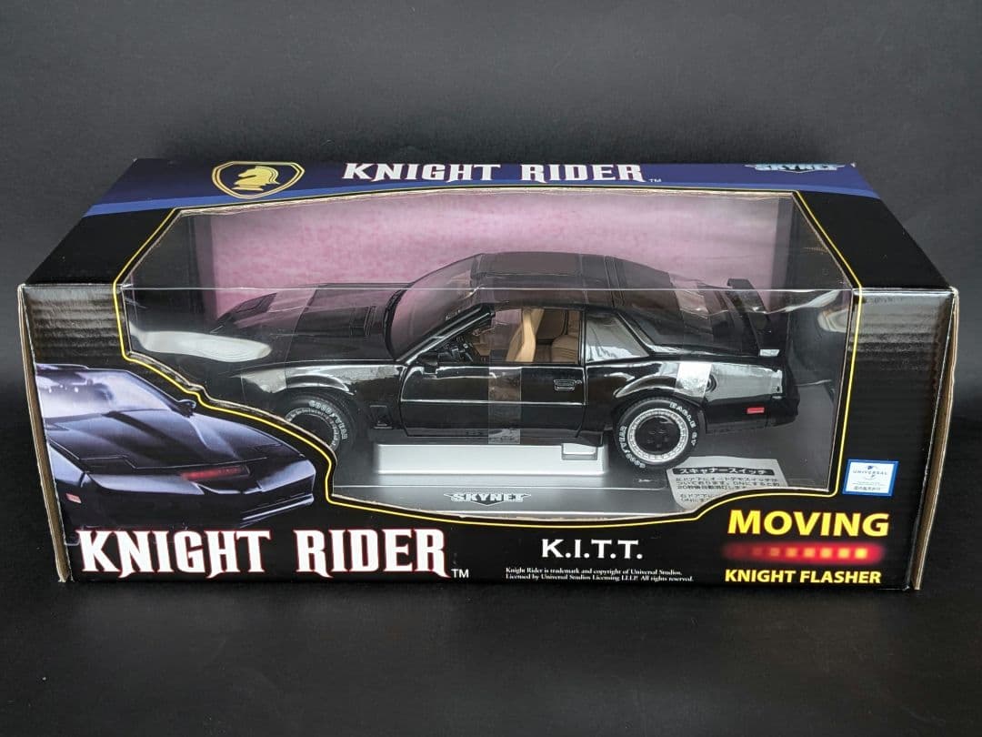 スカイネット 1/18 ナイトライダー K.I.T.T FLASHER機能付き