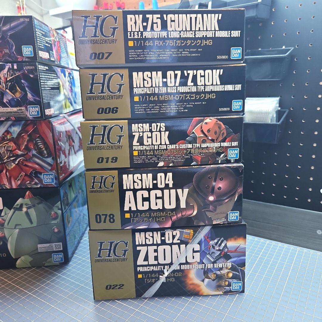 【まとめ売り】★HG★ゾック★ズゴック★ガンタンク★アッガイ★ジオング★