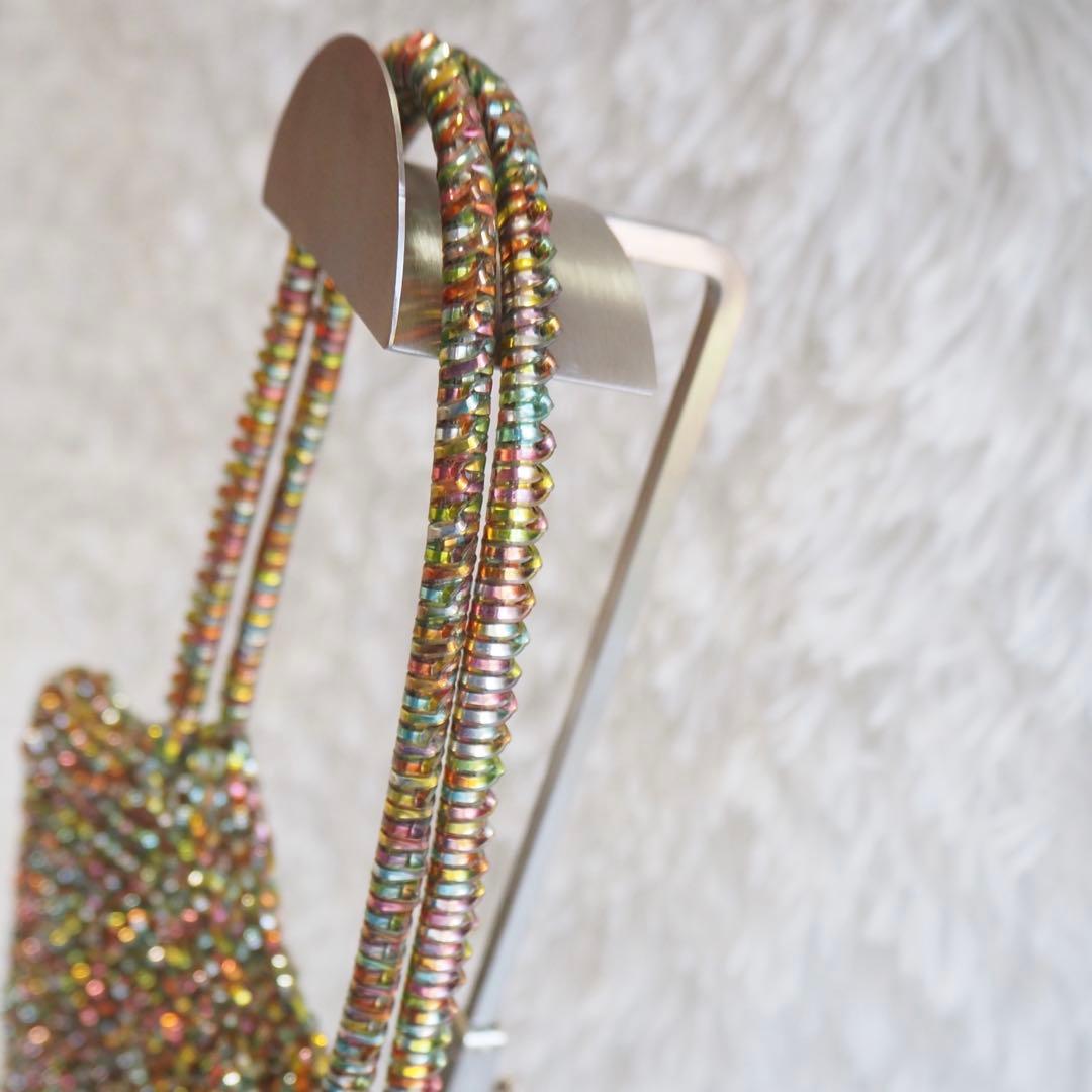 ANTEPRIMA スタンダード スクエア ワイヤーバッグ マルチカラー 虹色