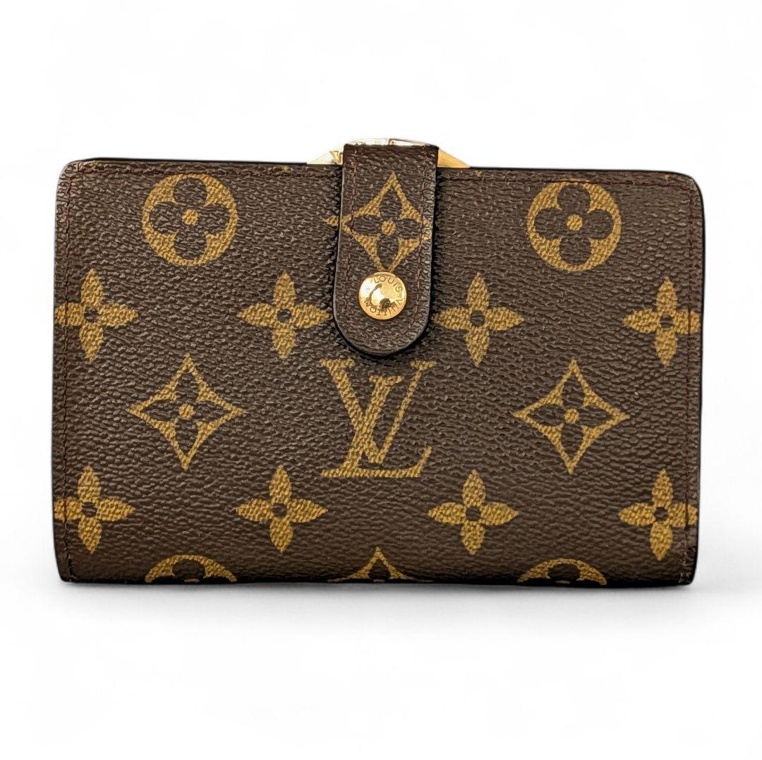 良品 ルイヴィトン モノグラム ポルトモネ ビエ ヴィエノワ 折り財布