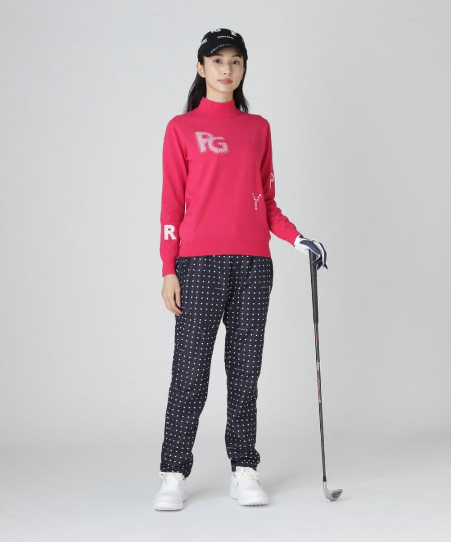 ★美品★2025年モデル PEARLY GATES ハイネックニットセーター　1