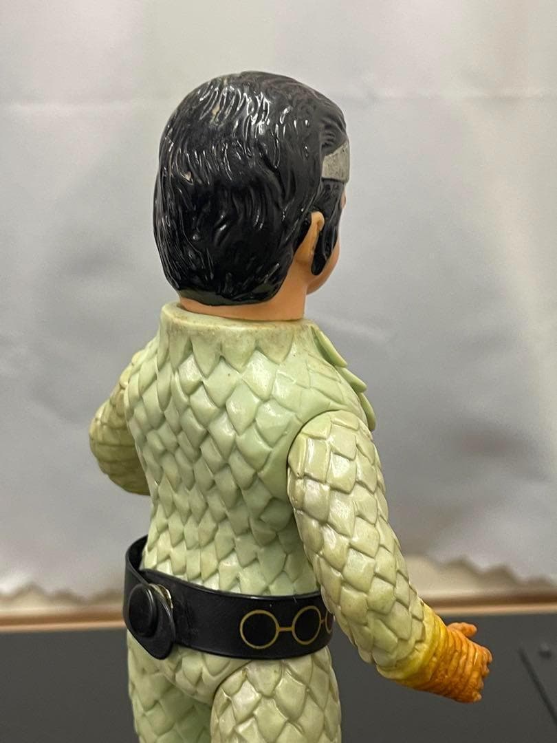 バンダイ★変身忍者嵐★面取り★面取れ★ソフビ★フィギュア★昭和レトロ　おもちゃ