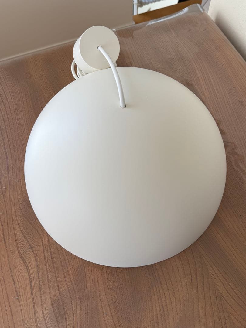 無印良品 MUJI 深澤直人 MODIFY ペンダントライト半球 M ホワイト②