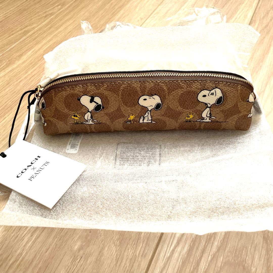 COACH x PEANUTS スヌーピー 筆箱｜2025最新 新品 COACH PEANUTS