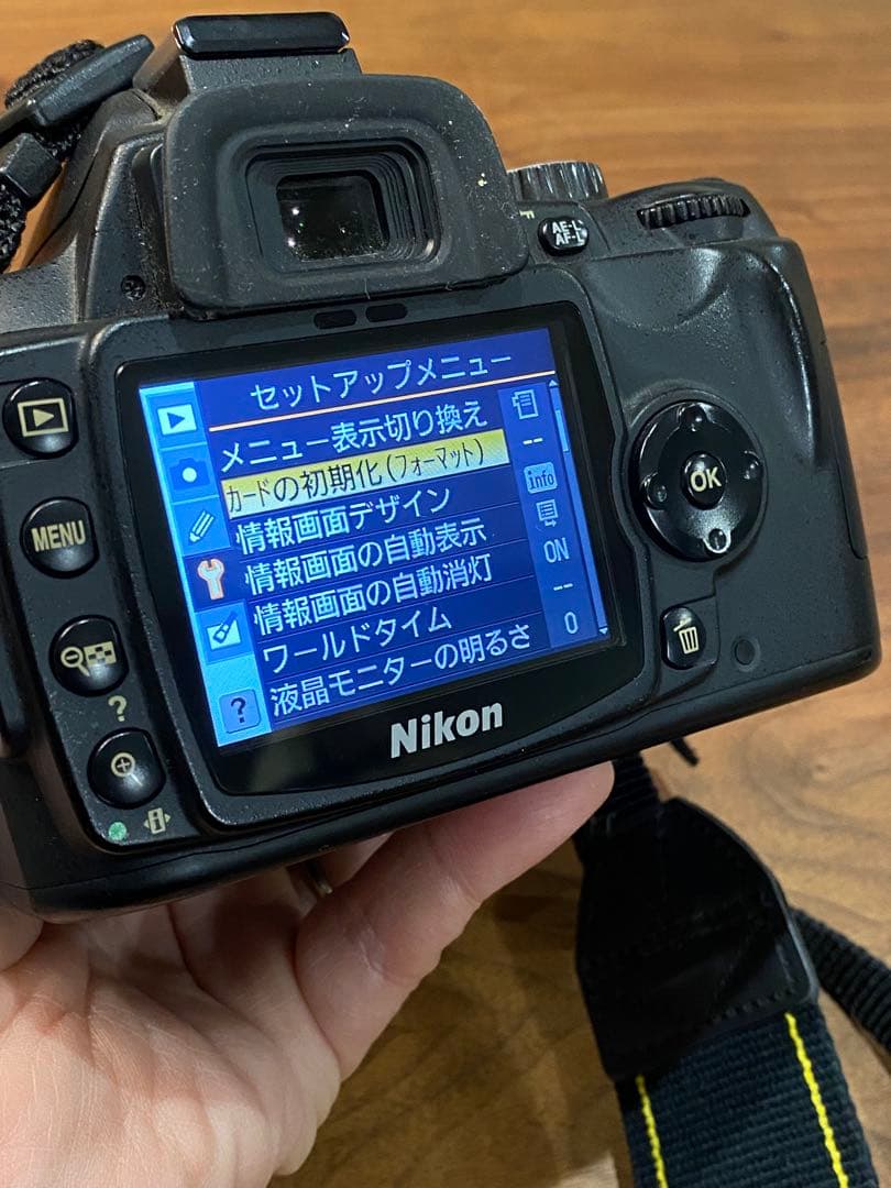 Nikon d60 CCDデジタル一眼 マニュアルレンズ付 動作品