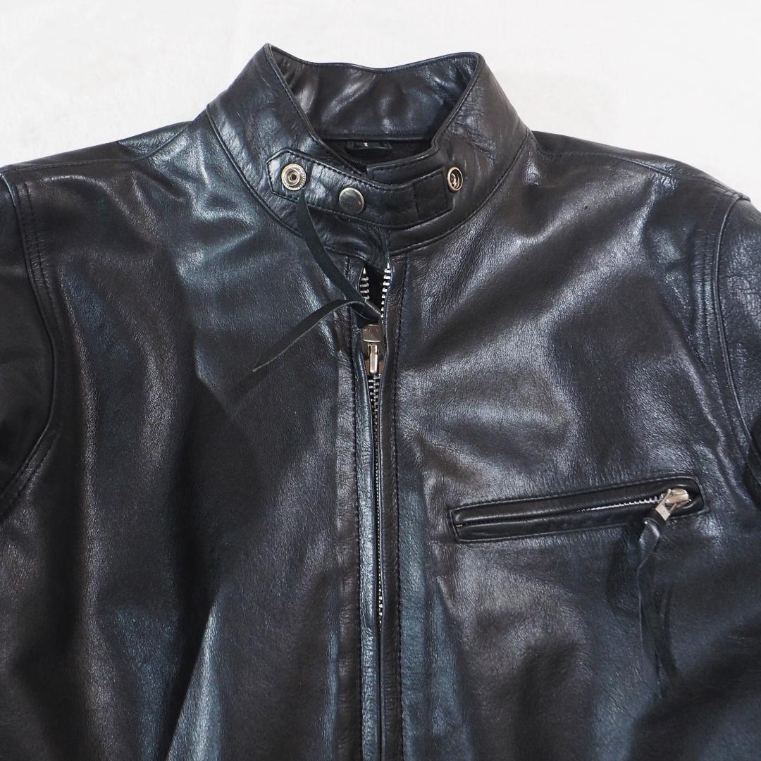 フリーダムFREEDOMライダースジャケット立襟シングル水牛革