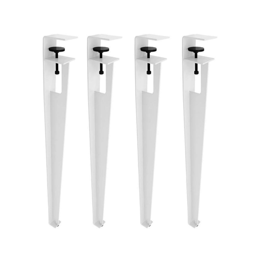 ART OF BLACK ▷ テーブルクランプ脚 ホワイト 4本