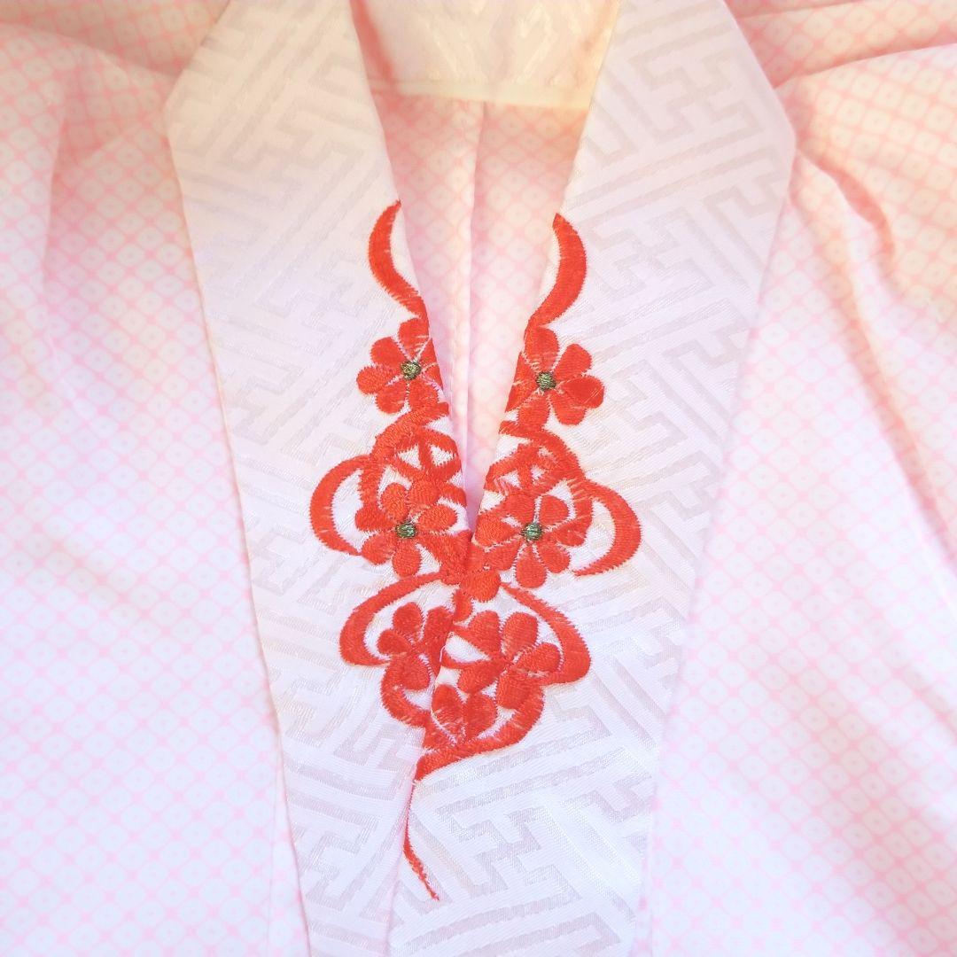 七五三 3歳 【豪華セット】着物・ はこせこセット・作り帯 ・肌襦袢・髪飾り 他