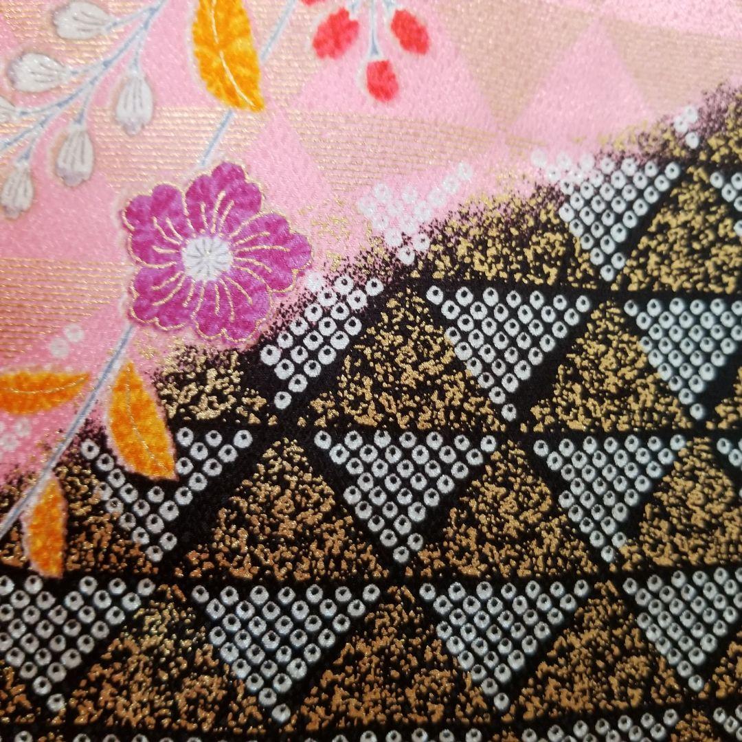 七五三 3歳 【豪華セット】着物・ はこせこセット・作り帯 ・肌襦袢・髪飾り 他