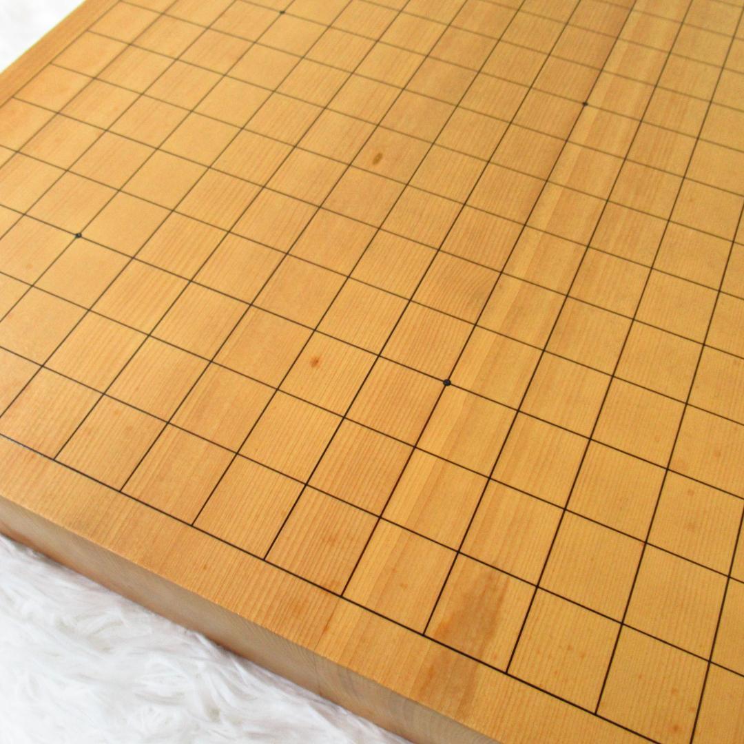 本榧 卓上 碁盤 囲碁盤 柾目 ハギ盤 4枚継 厚さ5.7cm 1寸9分