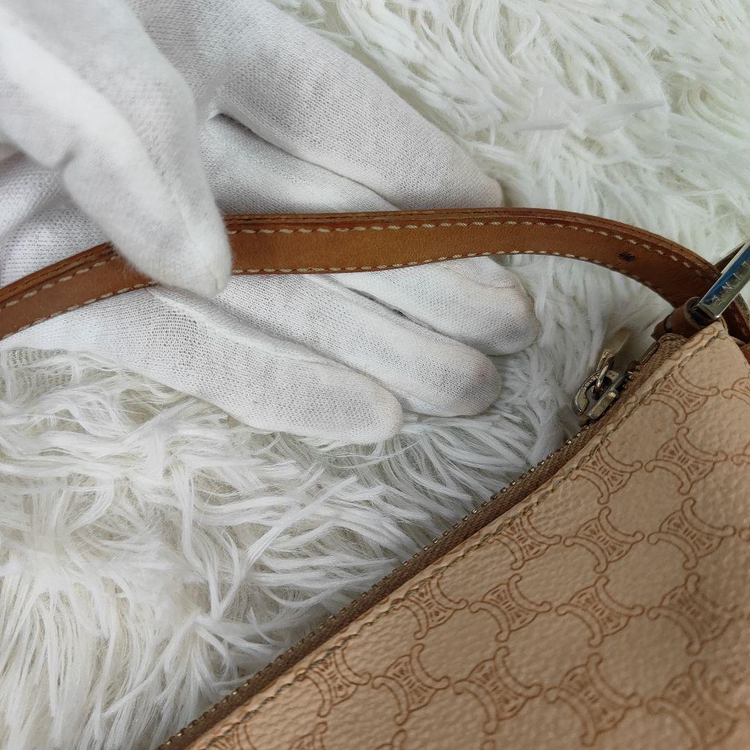 本日限定価格　セリーヌ　アクセサリーポーチ　マカダム　PVC レザー　トリオンフ