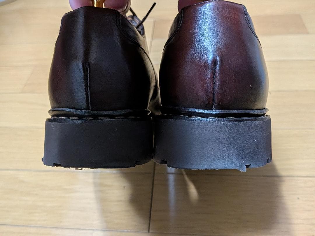パラブーツ　シャンボード　カフェ　オールソール交換済　　6.5
