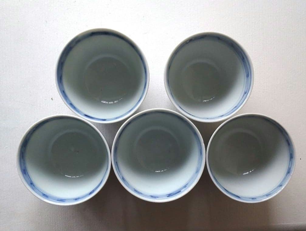 染付 中猪口 中ちょこ ①