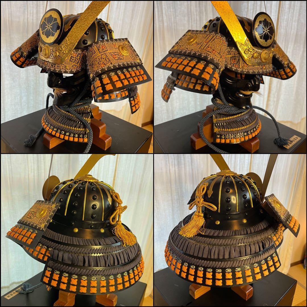 【美品•未着用】丸武工房製【現代 甲冑 等身大】鉄地黒胴当世具足 鎧 一式
