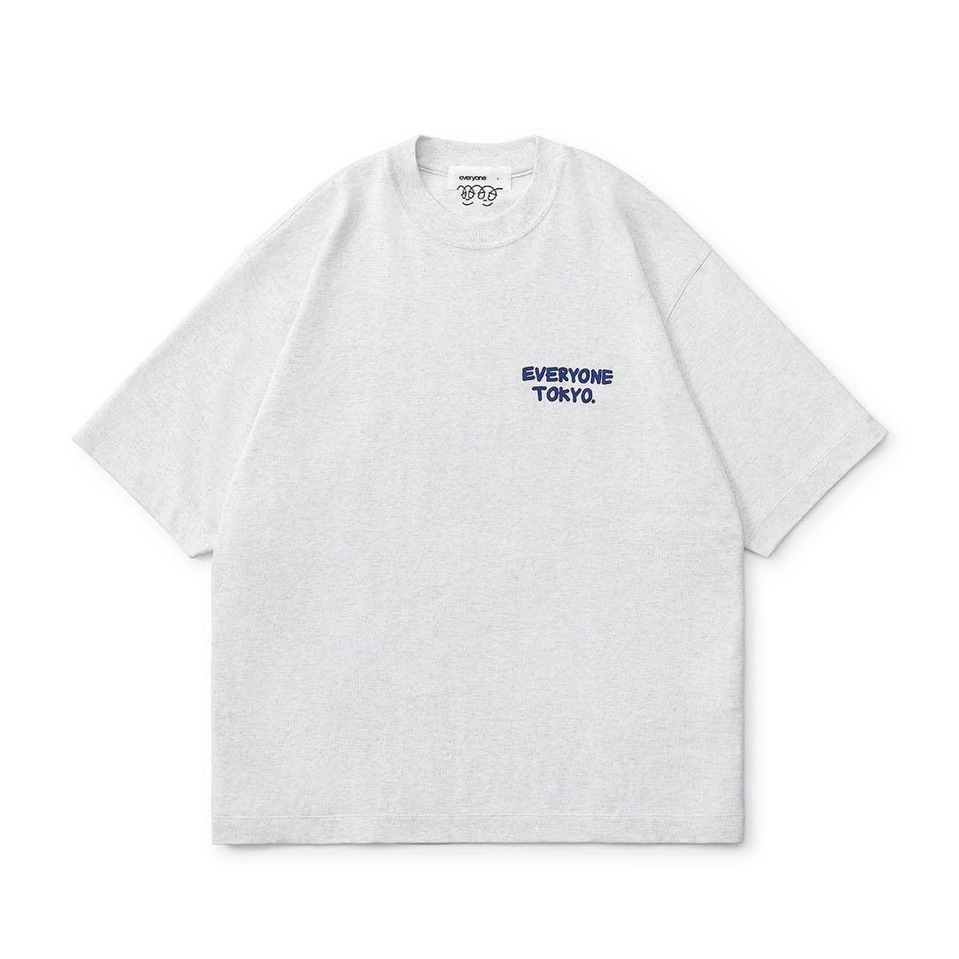 エブリワン everyone j.30000 logo short tee