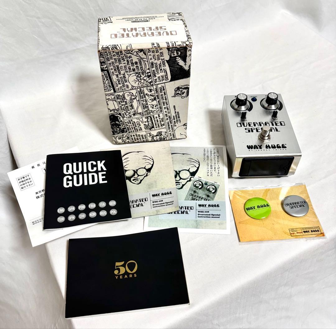 【動作確認済】WAY HUGE エフェクター OVERRATED SPECIAL