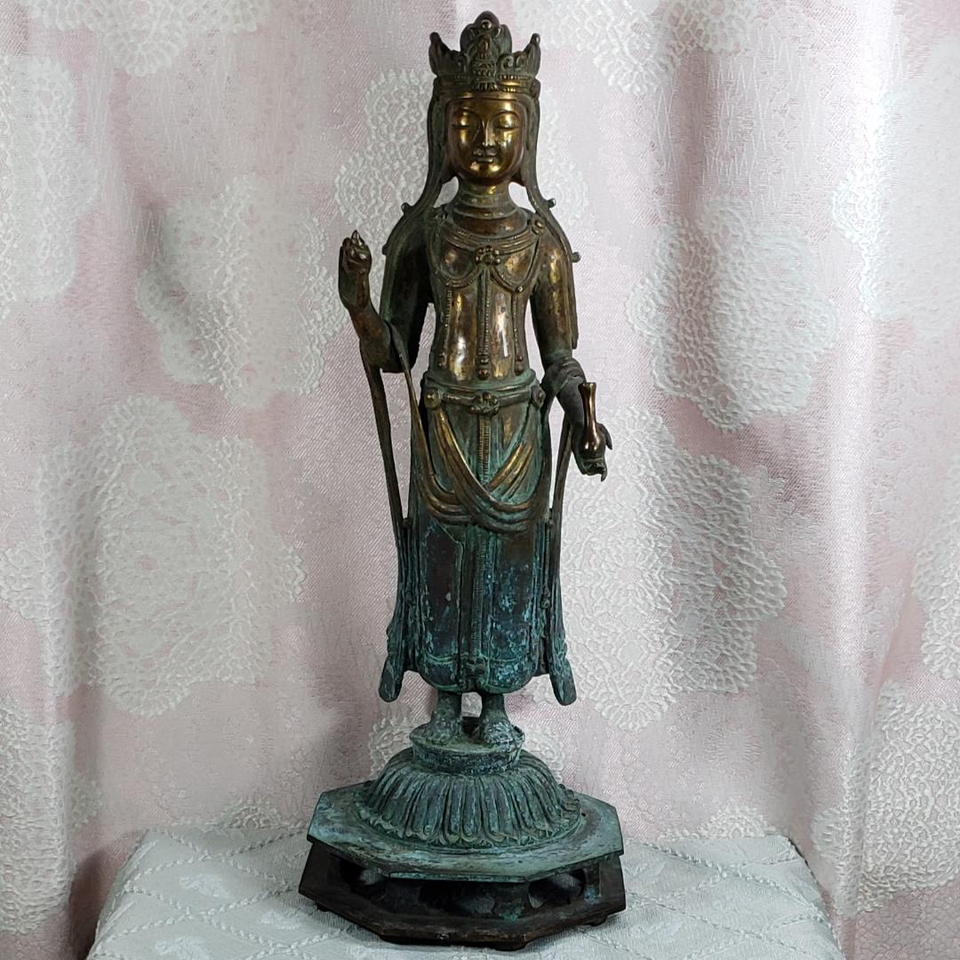 ◇『金銅薬師如来立像 新羅仏』仏像◇検）天平仏 飛鳥仏 百済仏