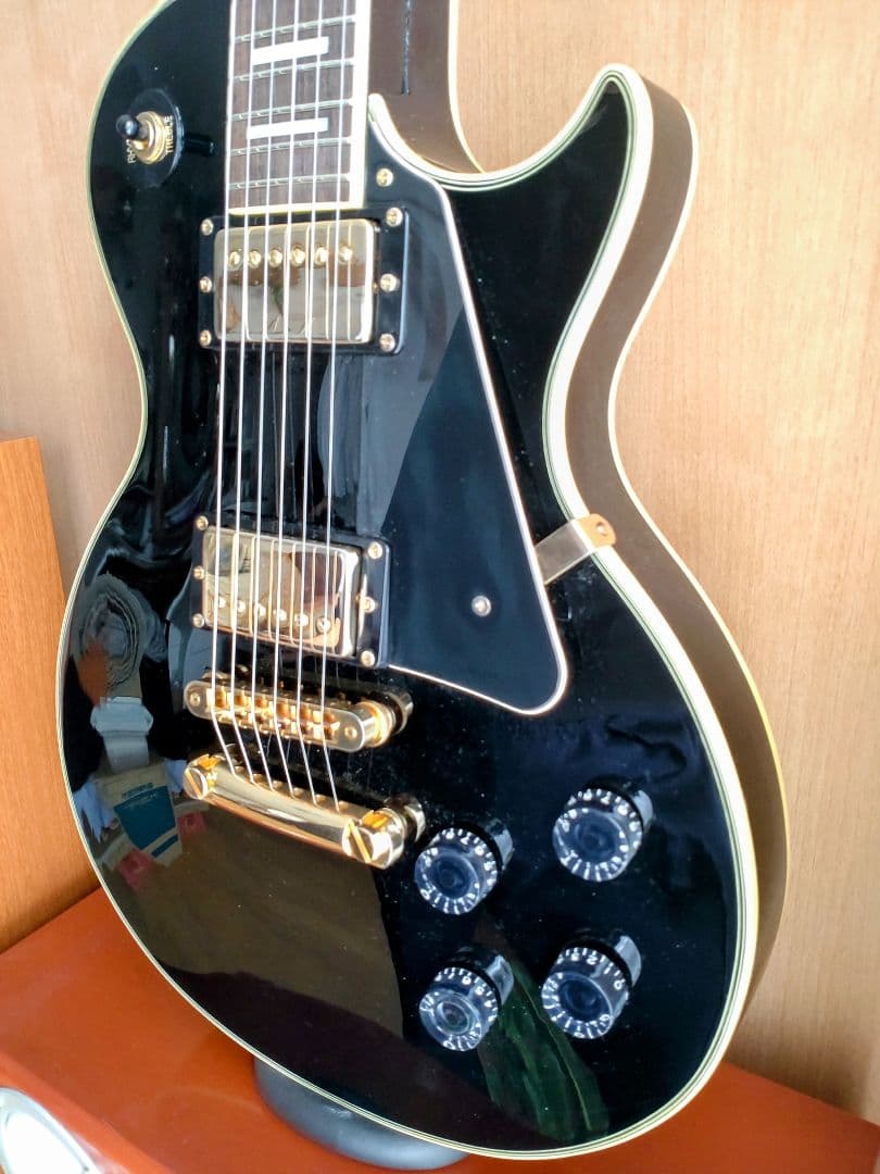 Legend ブラック エレキギター レスポールカスタムタイプ