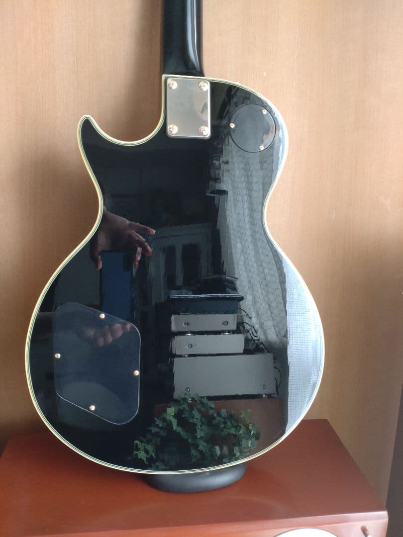 Legend ブラック エレキギター レスポールカスタムタイプ