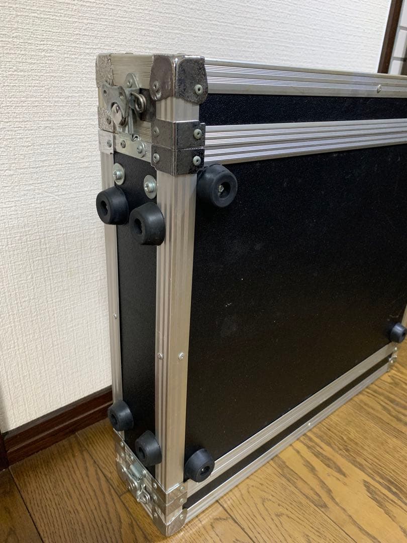 2U ラックケース 奥行き　約36cm アルミ・木