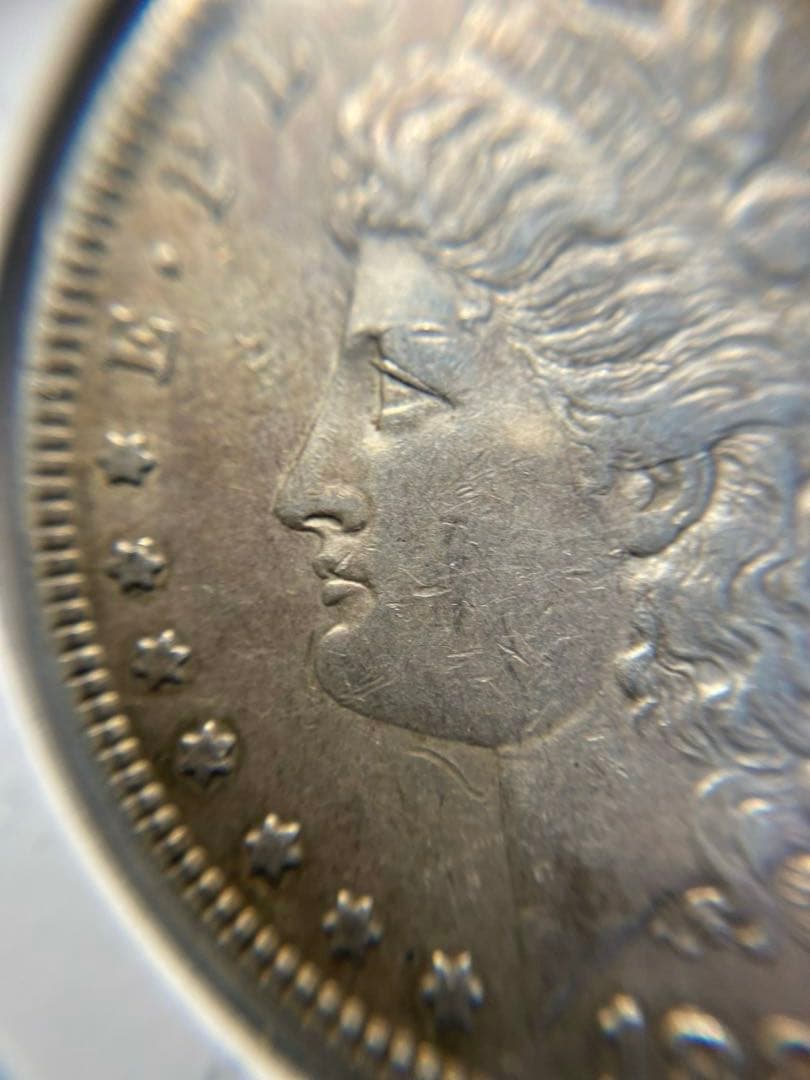 PCGS NCG アンティークコイン 銀貨 古銭 モルガンダラー 2枚セット