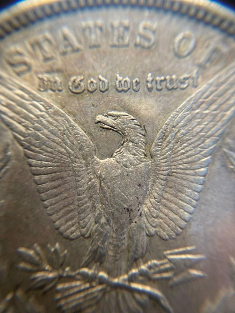 PCGS NCG アンティークコイン 銀貨 古銭 モルガンダラー 2枚セット