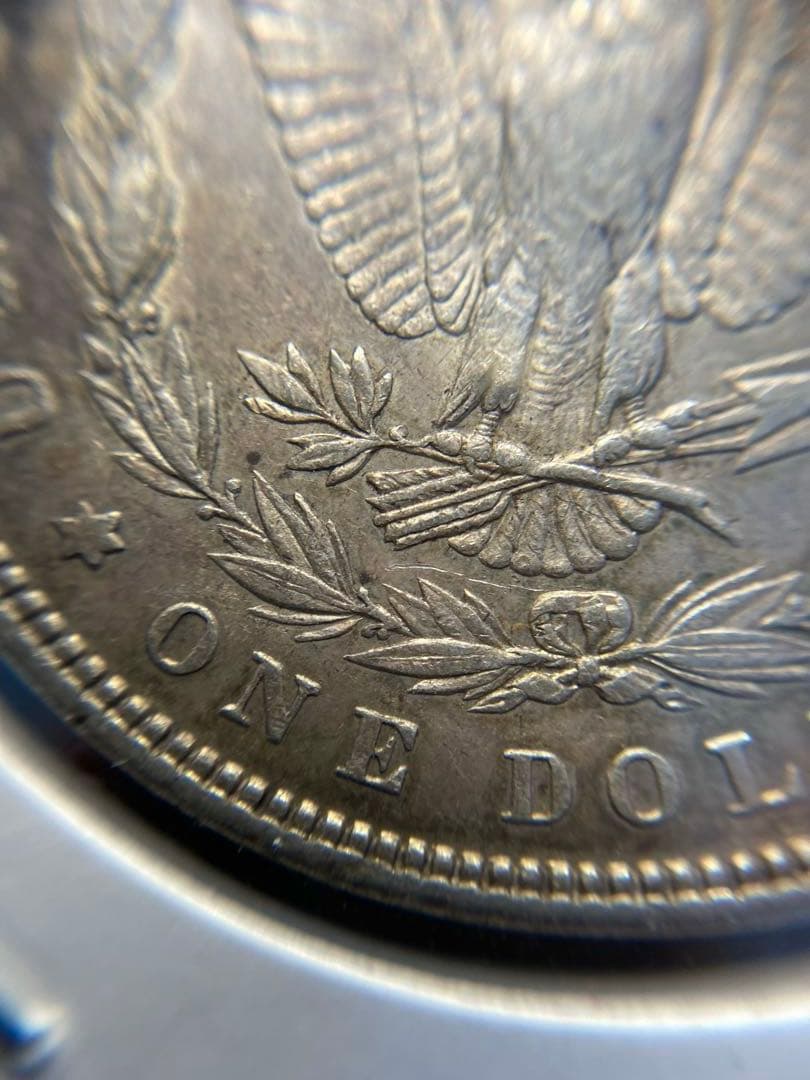 PCGS NCG アンティークコイン 銀貨 古銭 モルガンダラー 2枚セット