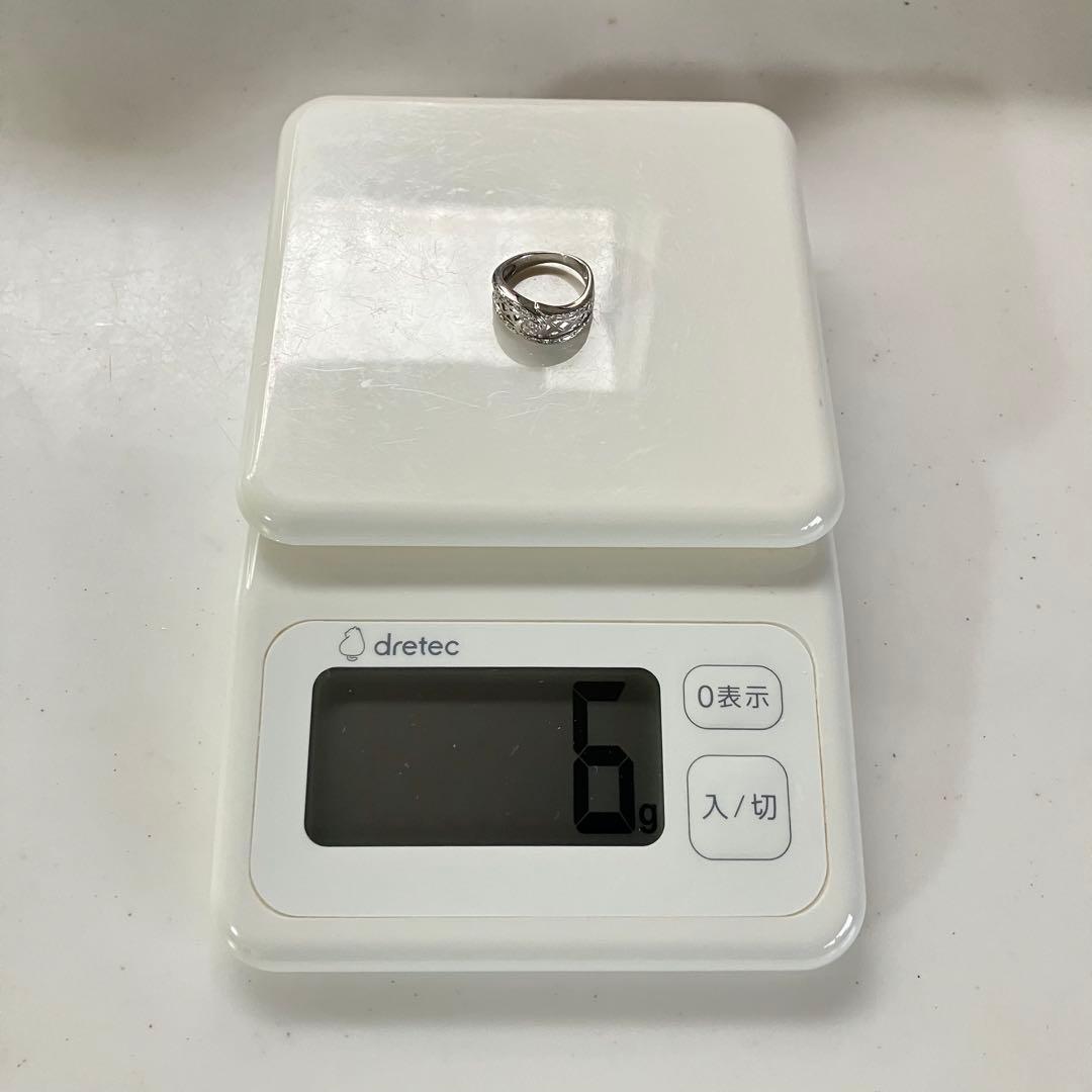 Pt900 ダイヤモンドリング 10号