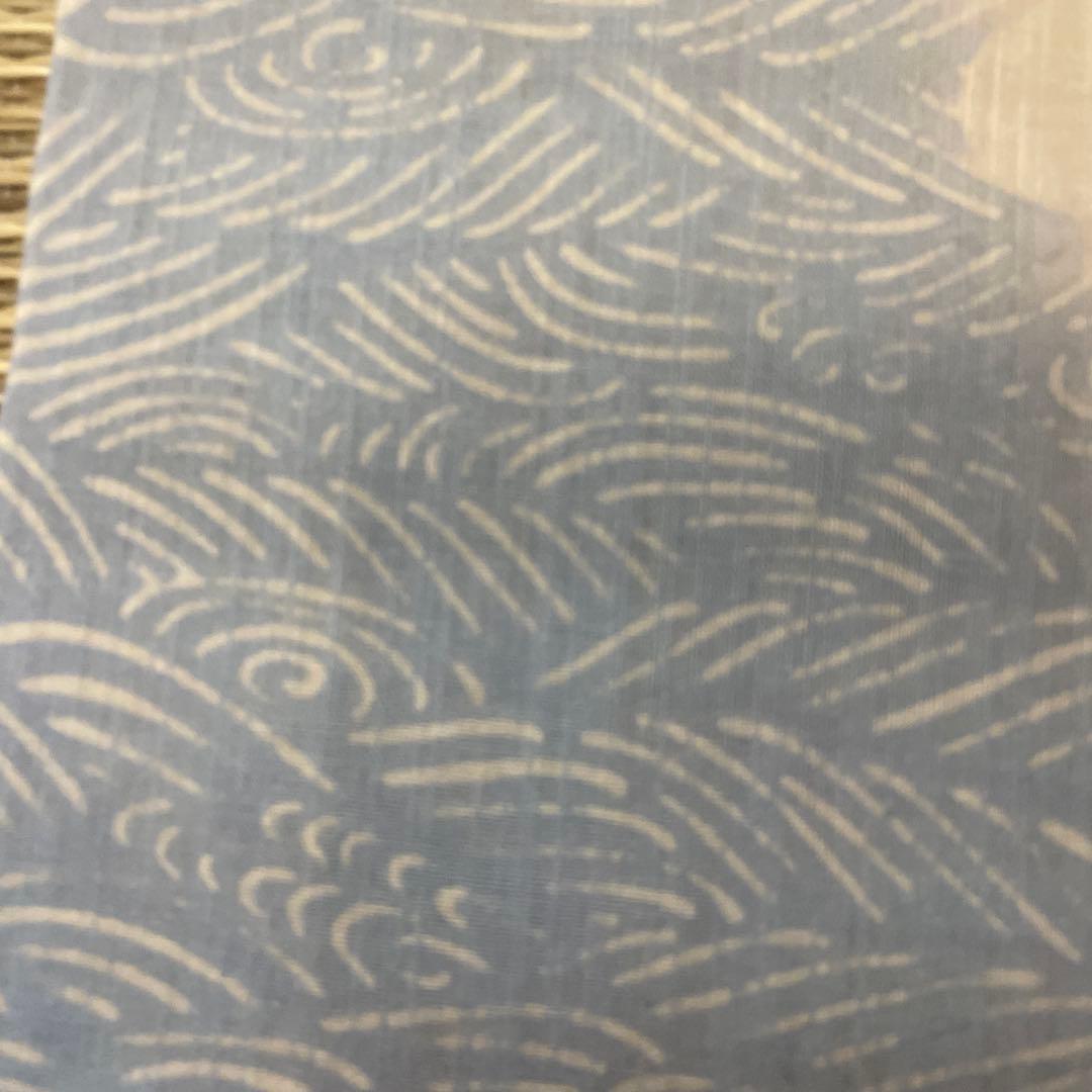 ゆかた　新品未使用　浴衣本染め　本染め綿紬ゆかた　注染染め