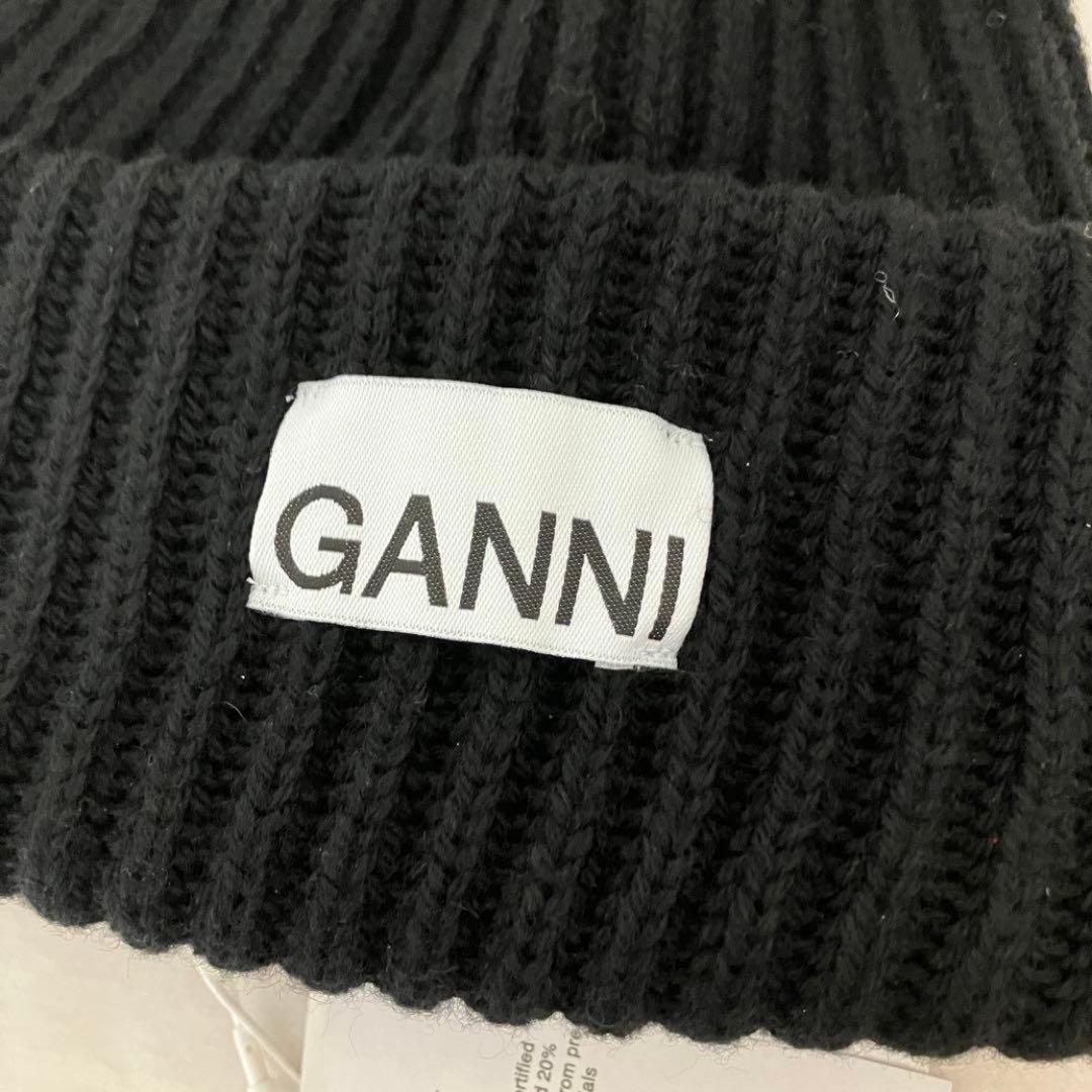 新品 GANNI ビーニー ニット帽 ブラック Amazon | [Ganni] [ガニー] 帽子 ニット帽 ビーニー ブラック